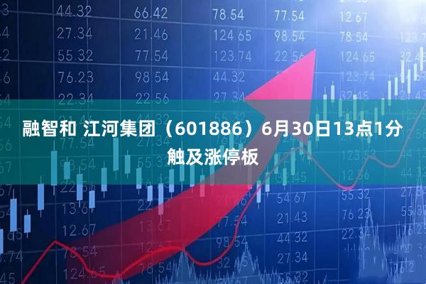 融智和 江河集团（601886）6月30日13点1分触及涨停板
