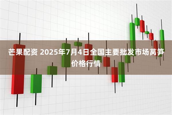 芒果配资 2025年7月4日全国主要批发市场莴笋价格行情