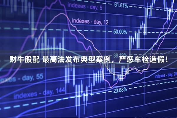 财牛股配 最高法发布典型案例，严惩车检造假！